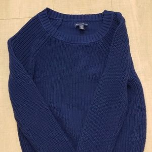 American Eagle Blue Knit Sweater
